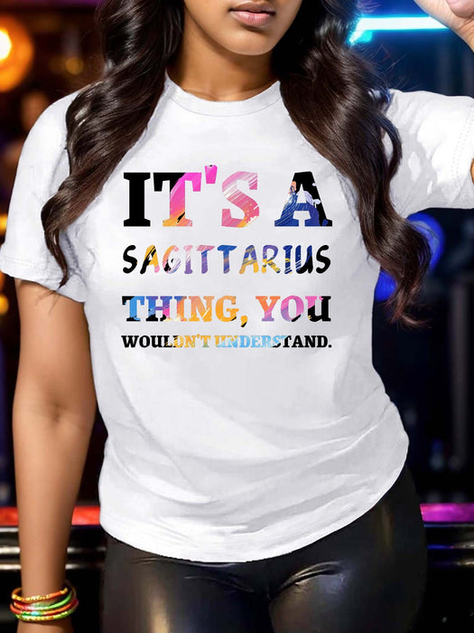 It S a Sagittarius Thing Pure Women'S Tshirt Comfort Fit