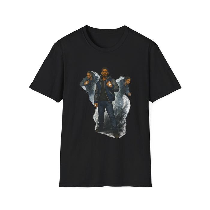 Zodiac Defenders: Gemini Echo Clone Action Tee