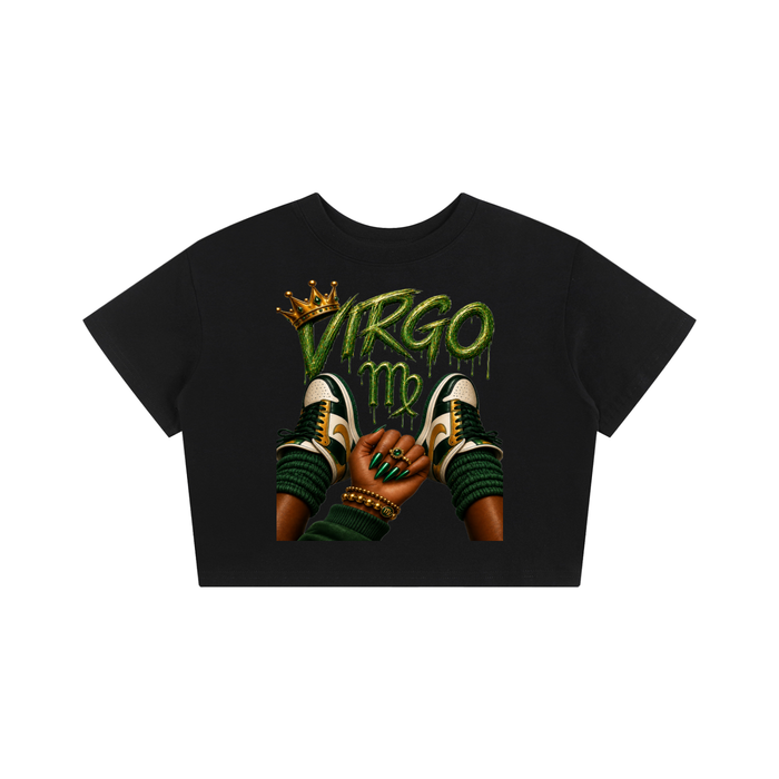 Virgo Fleek Check Baby Tee