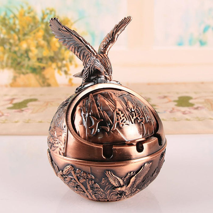 Zodiac Vintage Ashtray With Cover