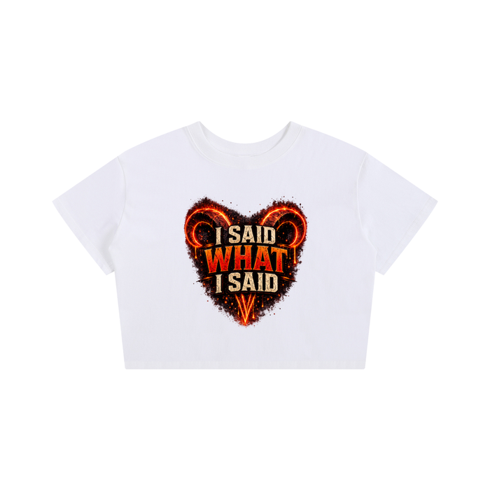 Aries Statement Crop Top