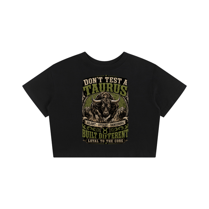 Taurus Built Different Baby Tee