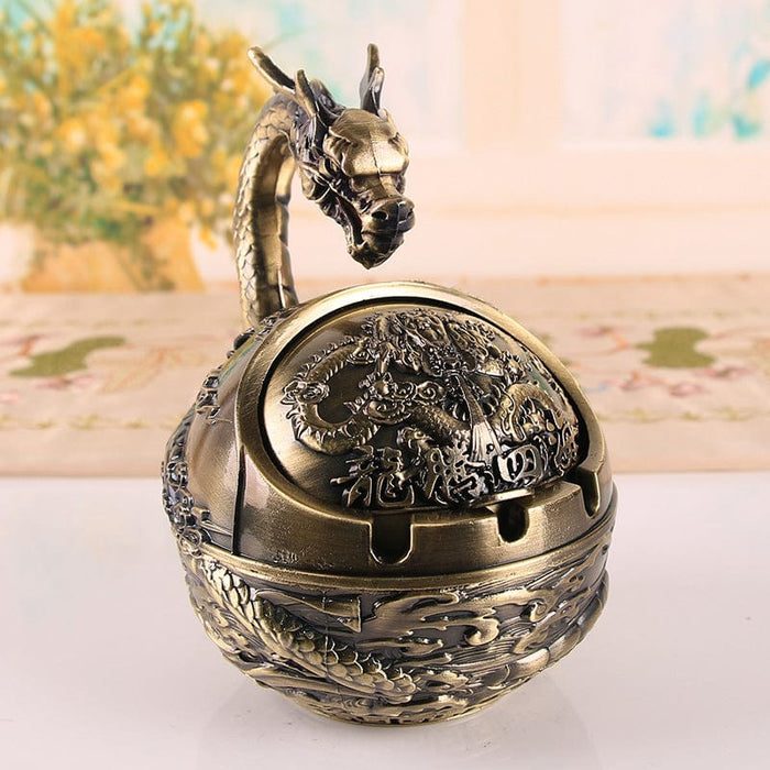 Zodiac Vintage Ashtray With Cover