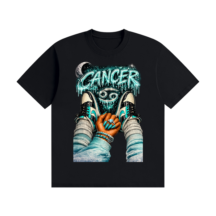 Cancer Drip Check Tee